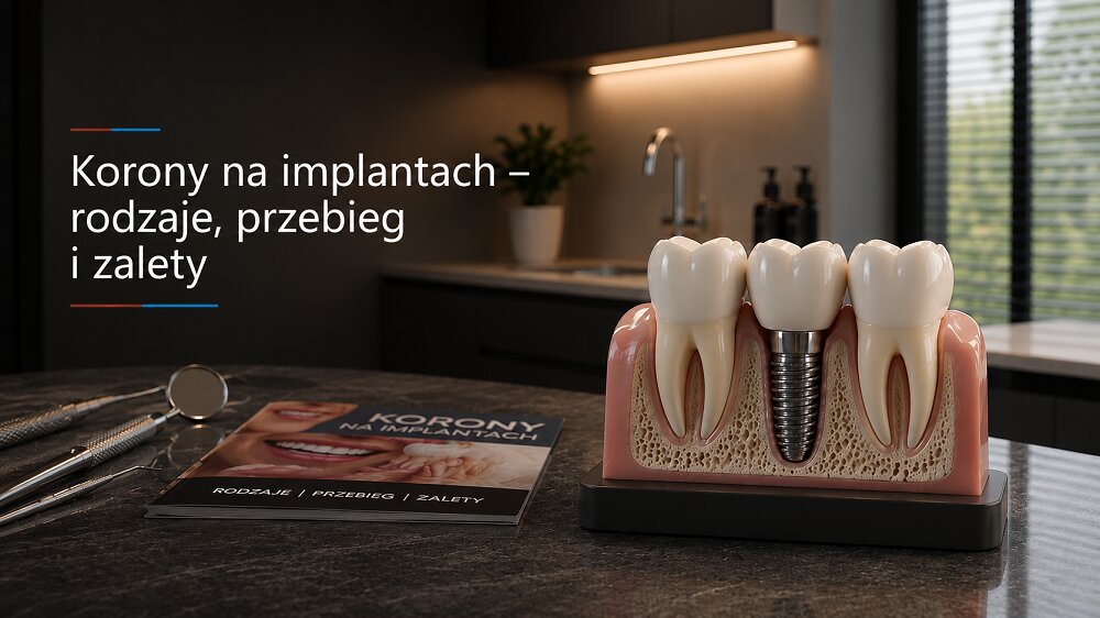 Korony na implantach – rodzaje, przebieg i zalety