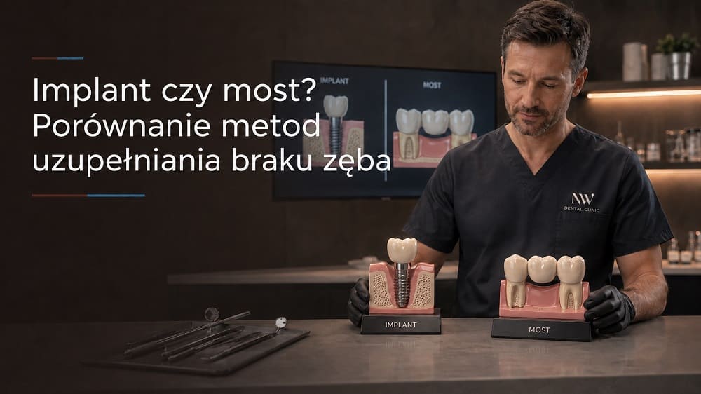 Implant czy most zębowy