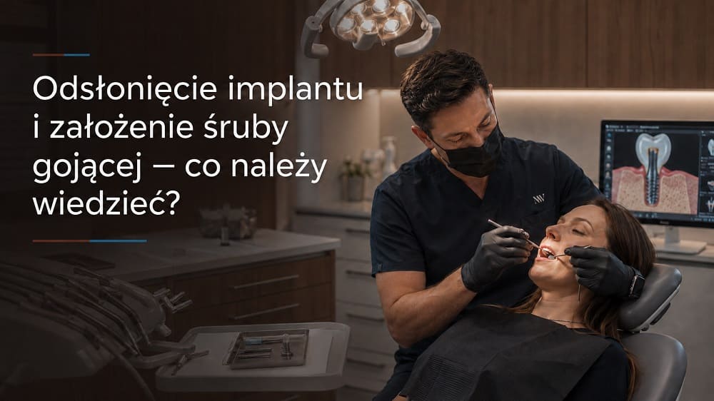 Odsłonięcie implantu zębowego